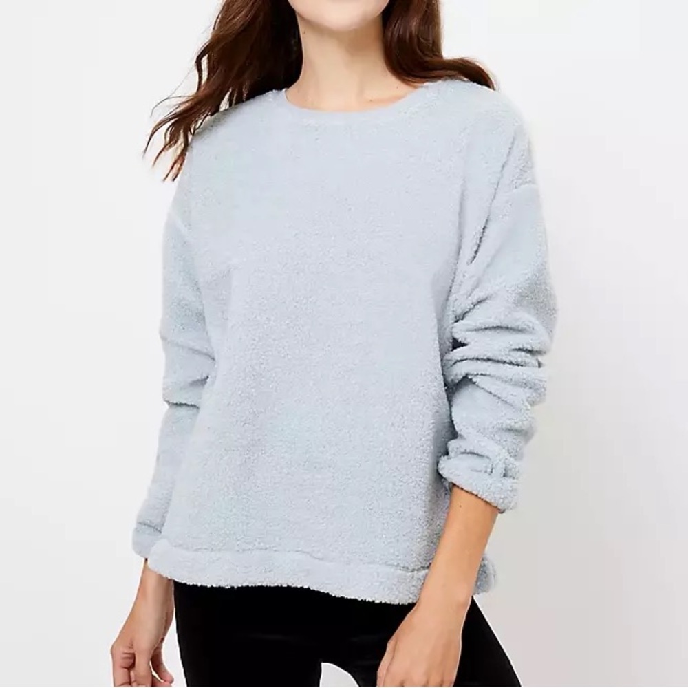 Loft Cozy Sherpa Sweatshirt